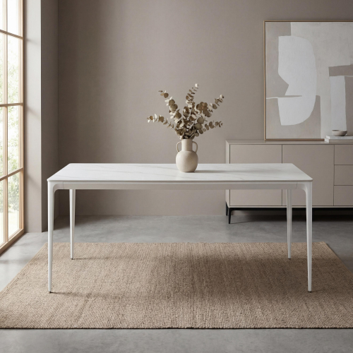 Montreal Medium 1.6m White Dining Table