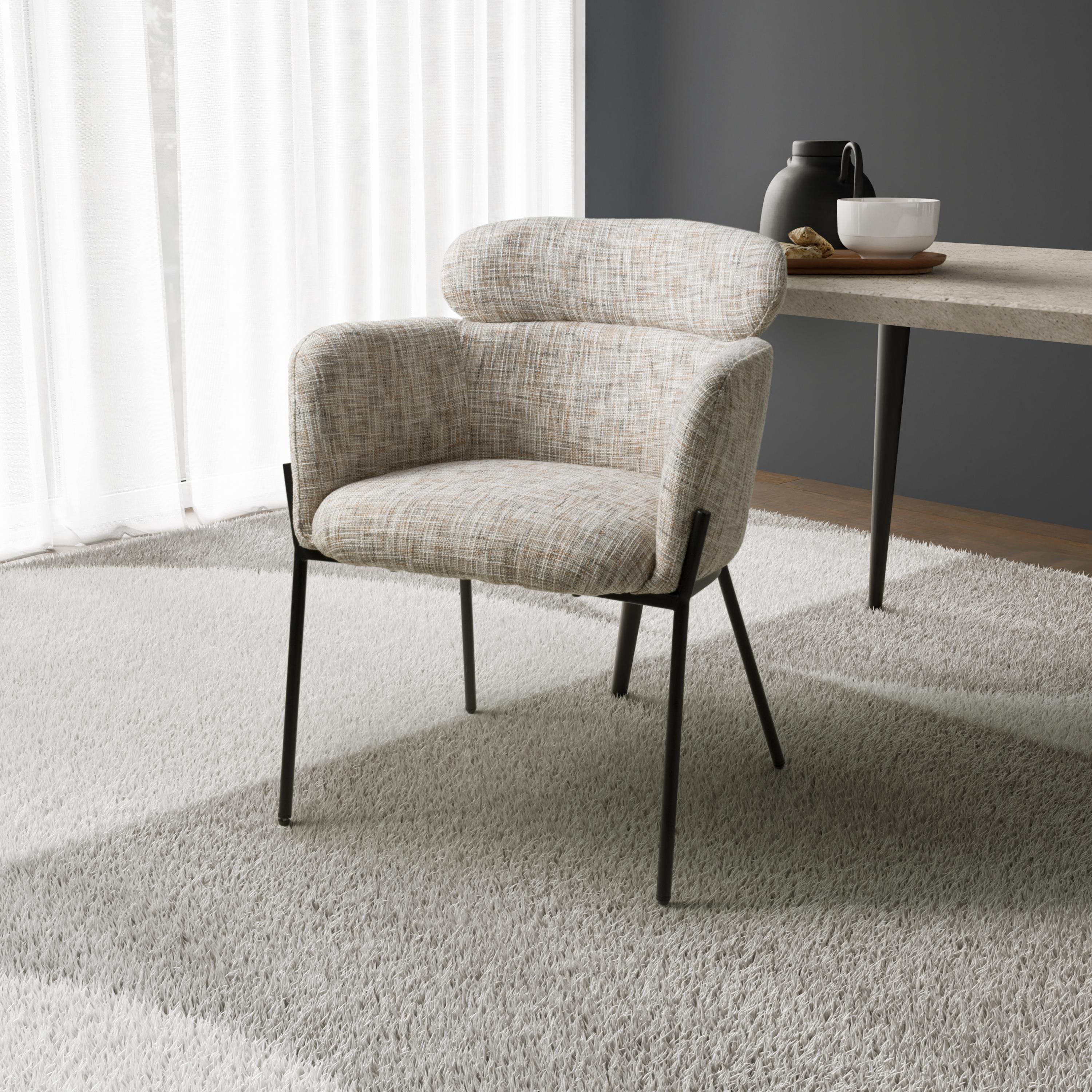 Rome Light Toffee Accent Chair