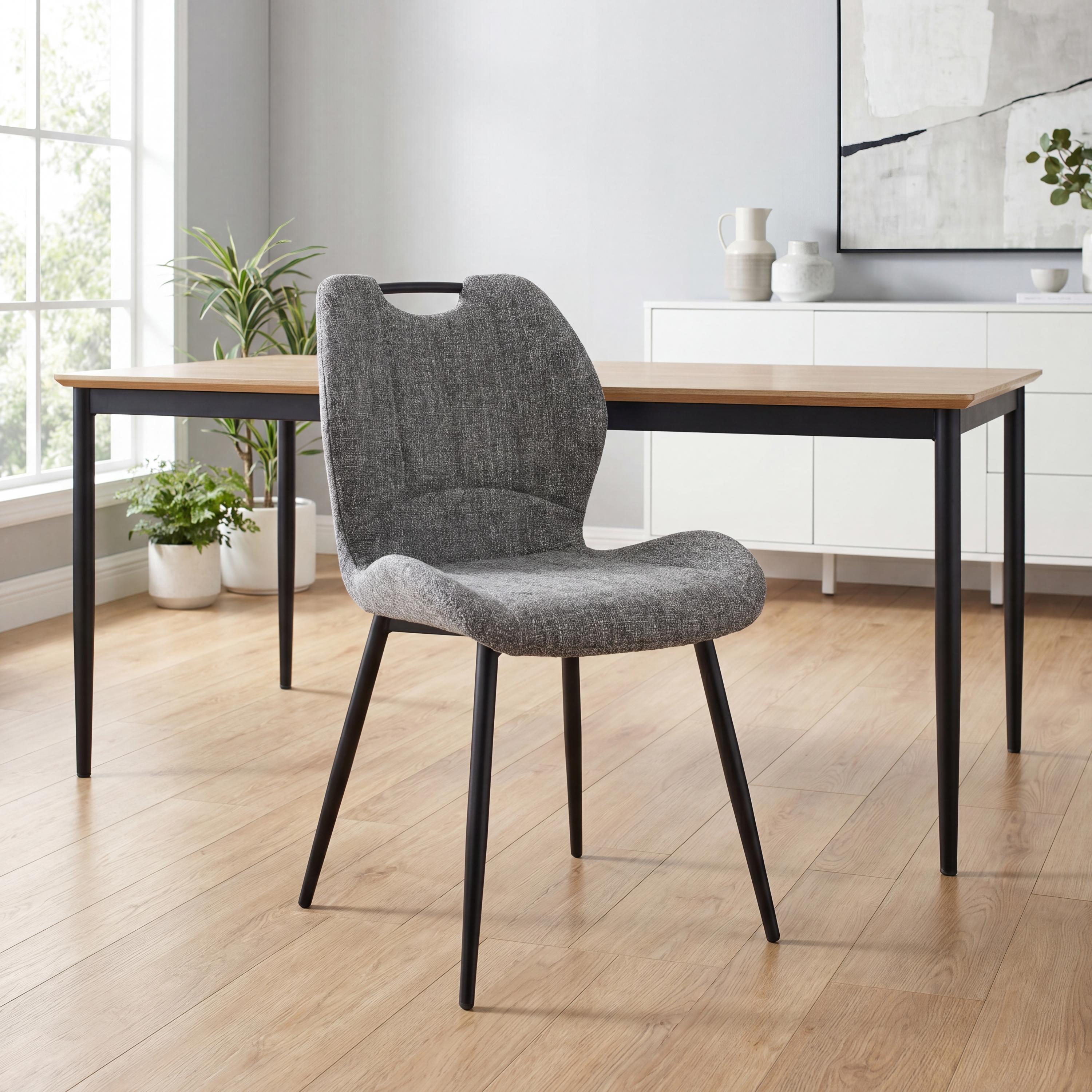 Dijon Graphite Dining Chair