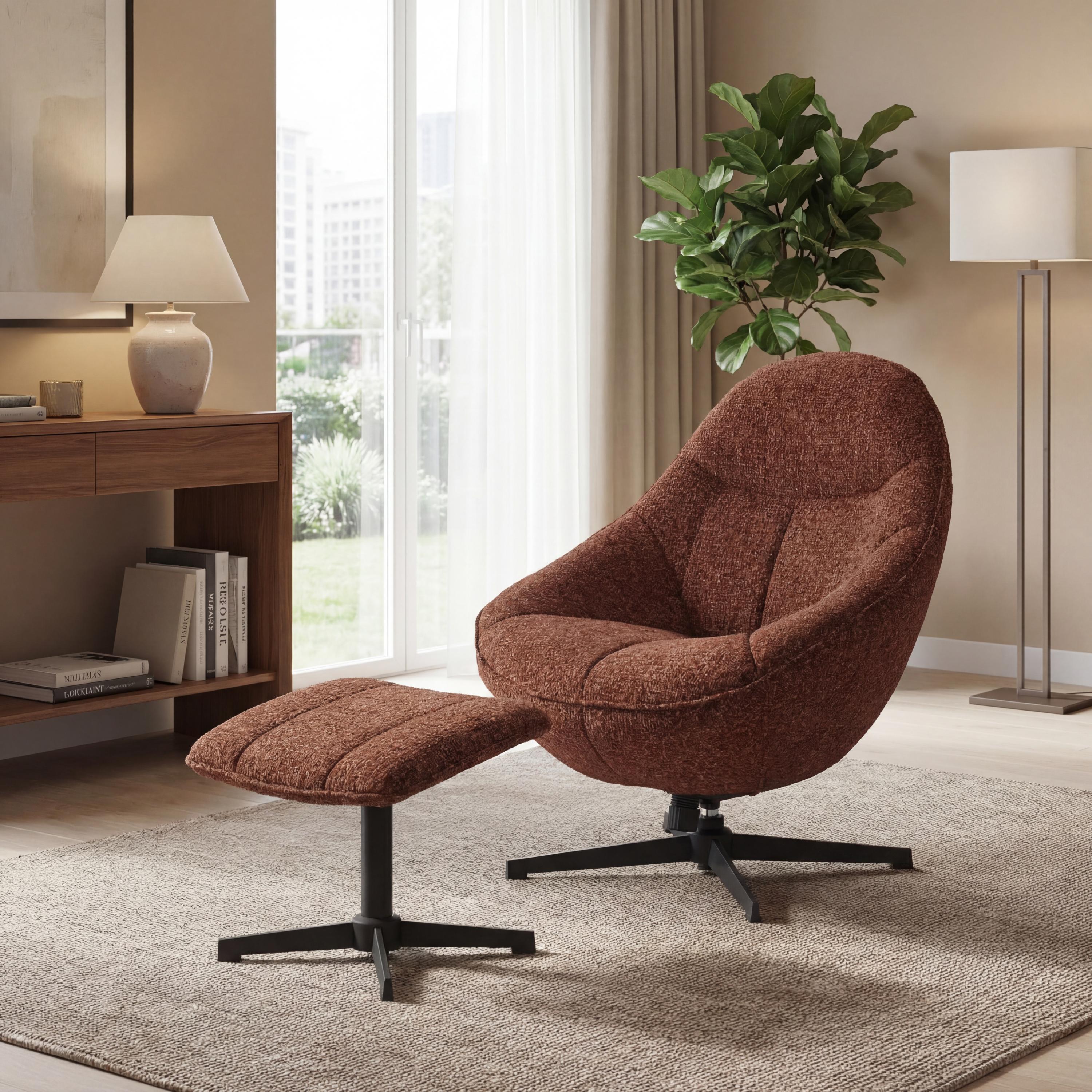 Serene Copper Blush Lounge Chair