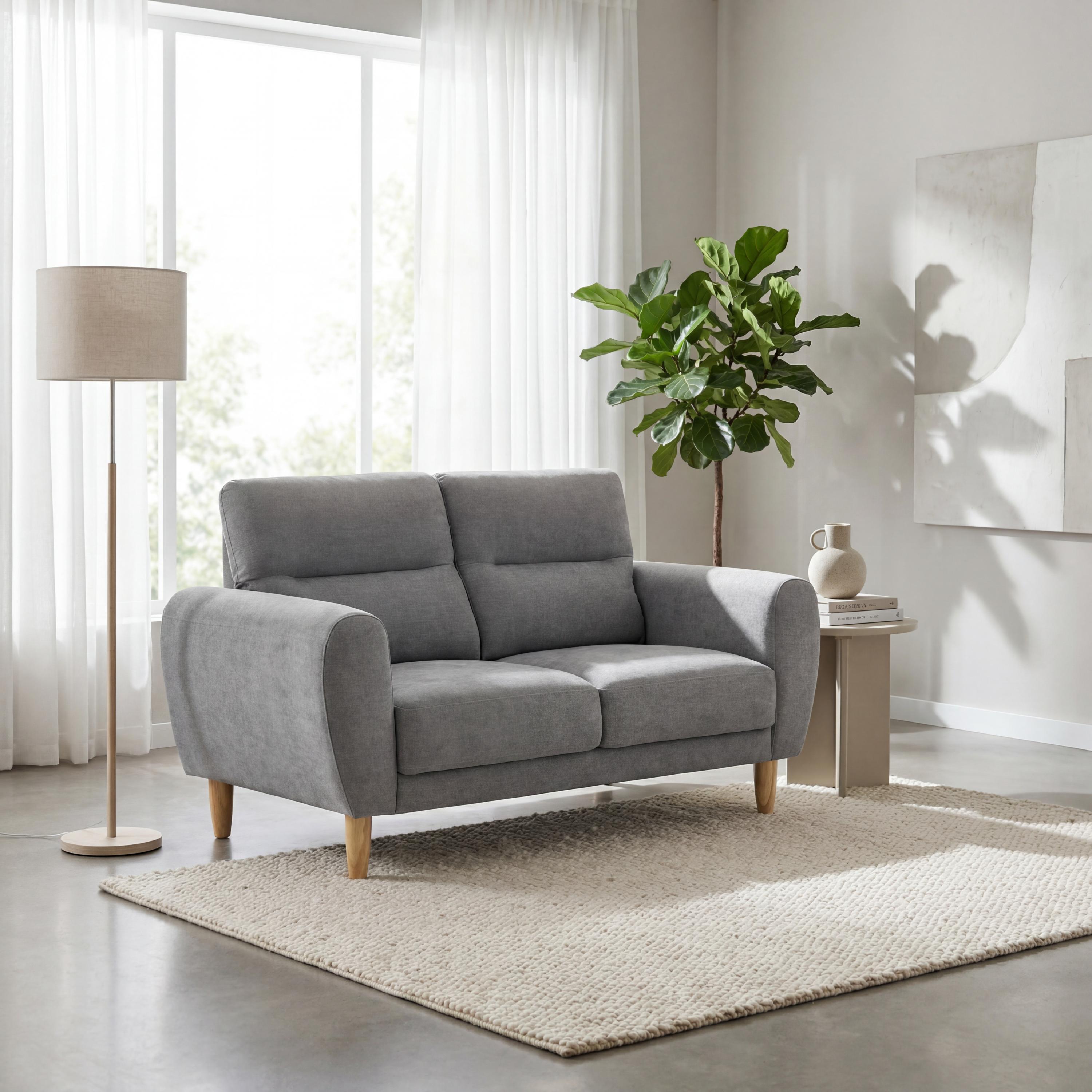 Tabley Grey 2 Seater Sofa