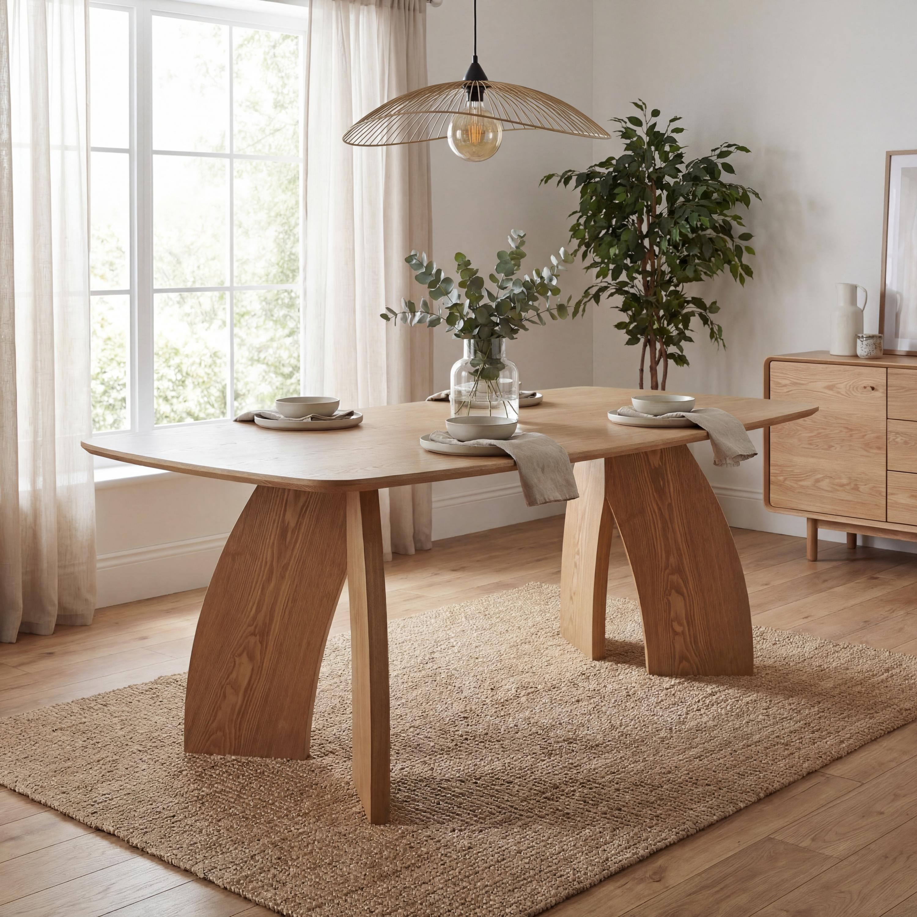 New Forest 2m Natural Dining Table