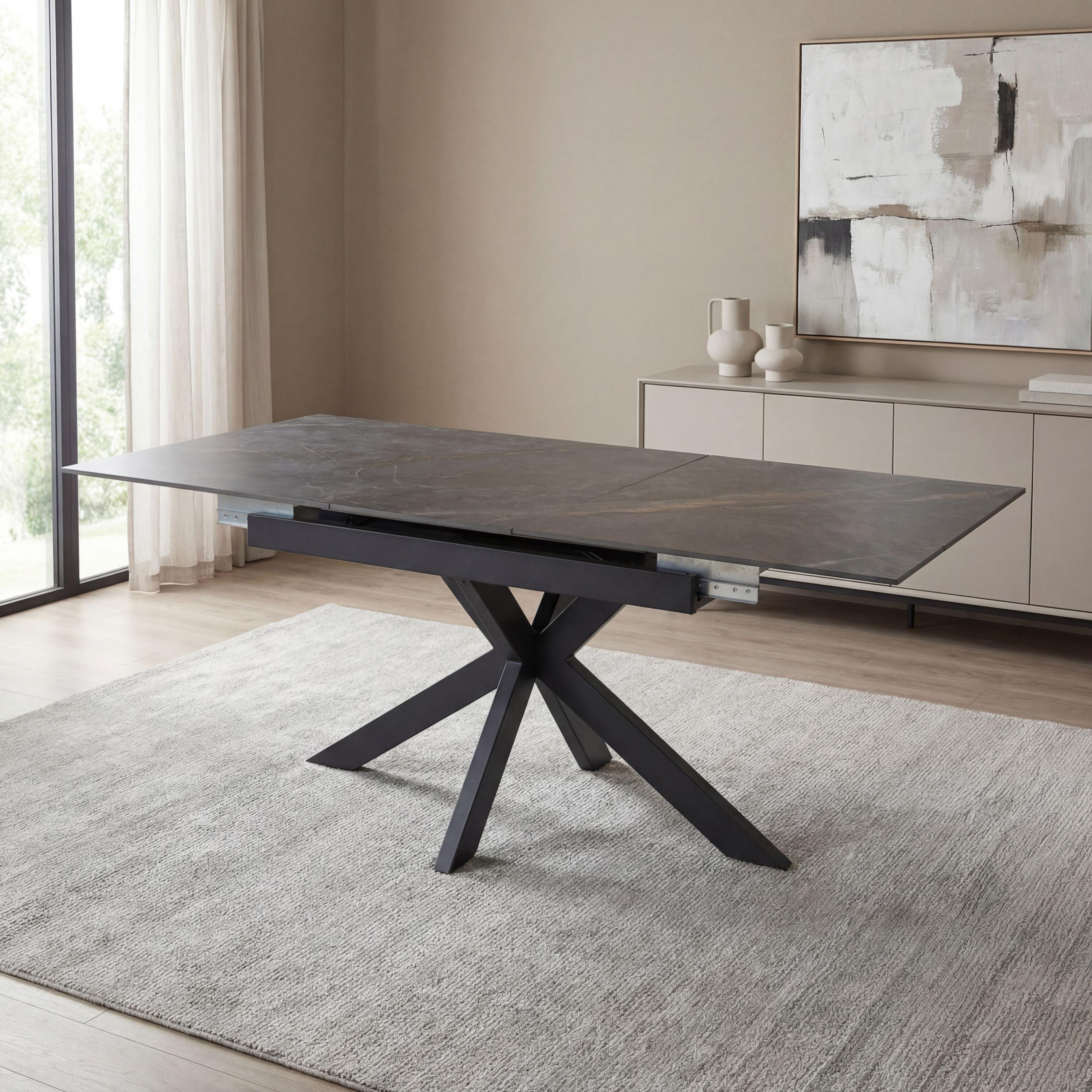 Tokyo 1.8m Extending Grey Dining Table