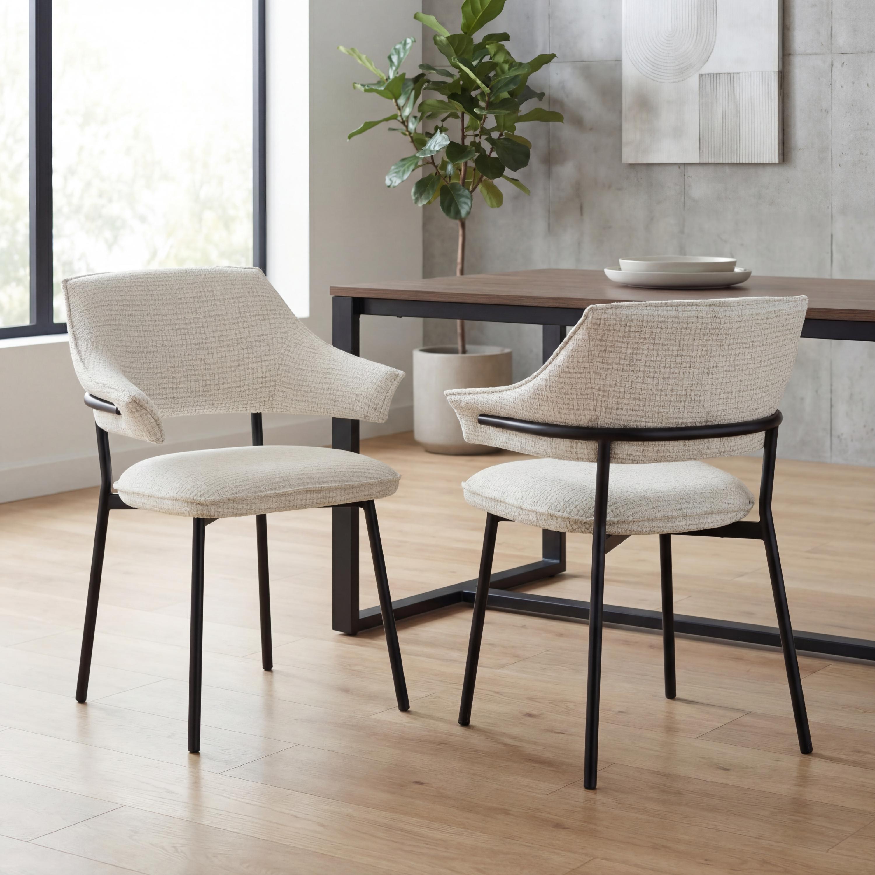 Geneva Textured Natural Dining Chair