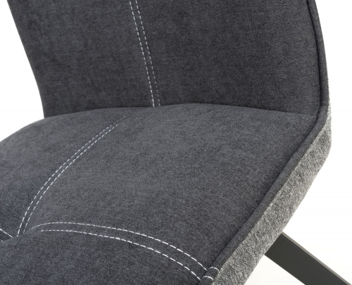 Ariel Linen Effect Dark Grey Dining Chair