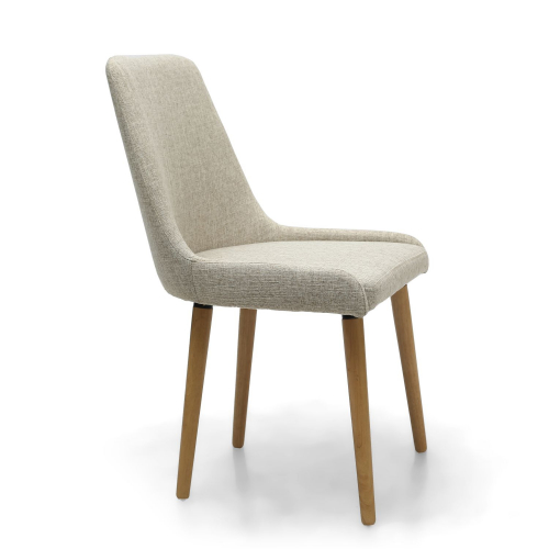 Capri Flax Effect Natural Dining Chair