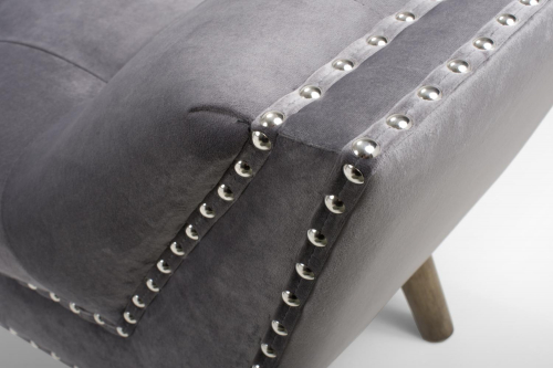 Montrose Large Brushed Velvet Grey Chaise