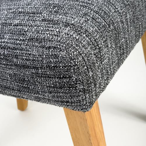 Como Grey Weave Dining Chair in Natural Legs
