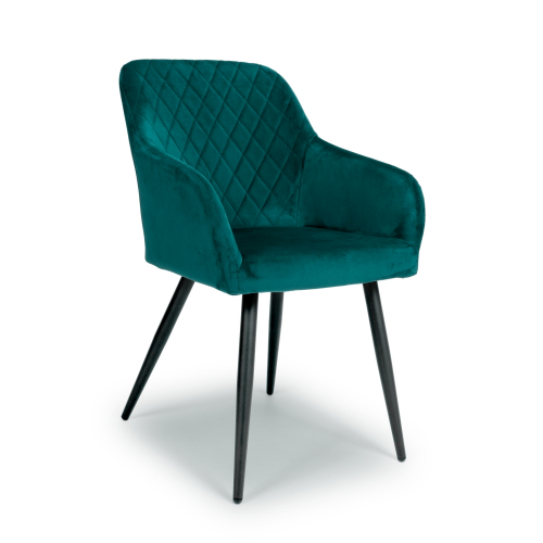 Marina Brushed Mint Green Velvet Dining Chair