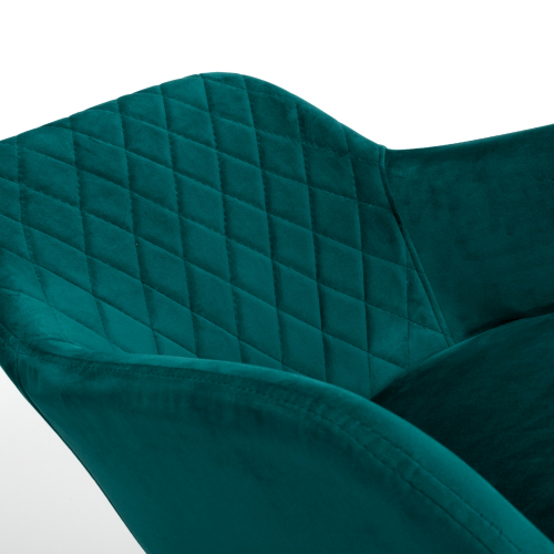 Marina Brushed Mint Green Velvet Dining Chair