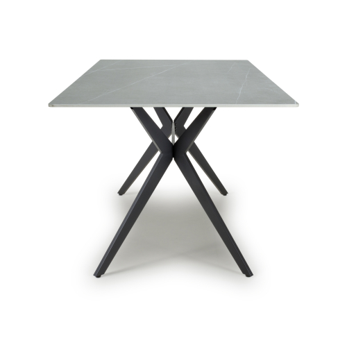 Timor 1.6m Grey Dining Table