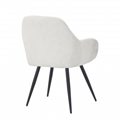 Olympia Boucle White Dining Chair
