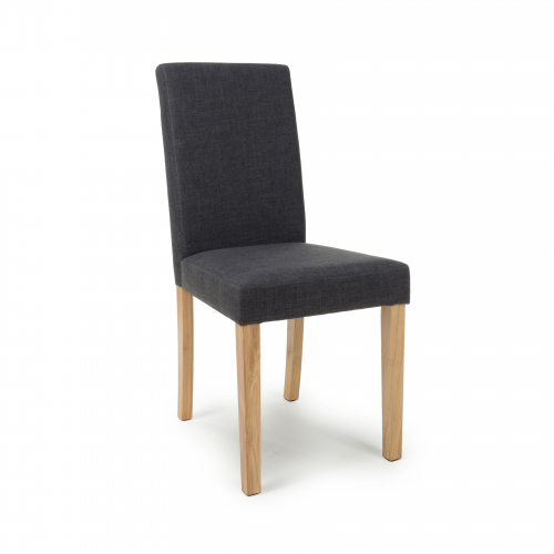 Finley Linen Effect Charcoal Dining Chair