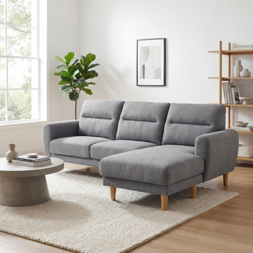 Tabley Grey Corner Sofa