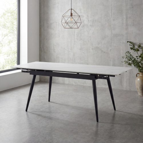 Monaco Extending White Dining Table