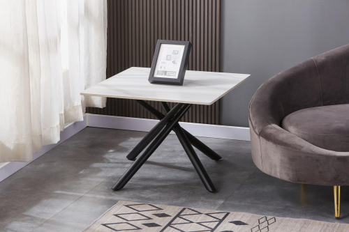 Avesta White End Table