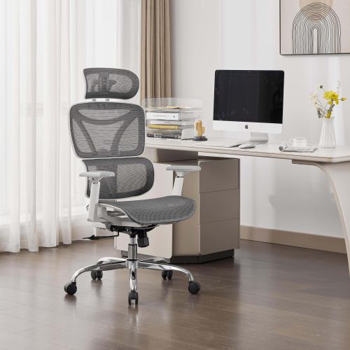 Elite Mesh Grey/White Office Chair