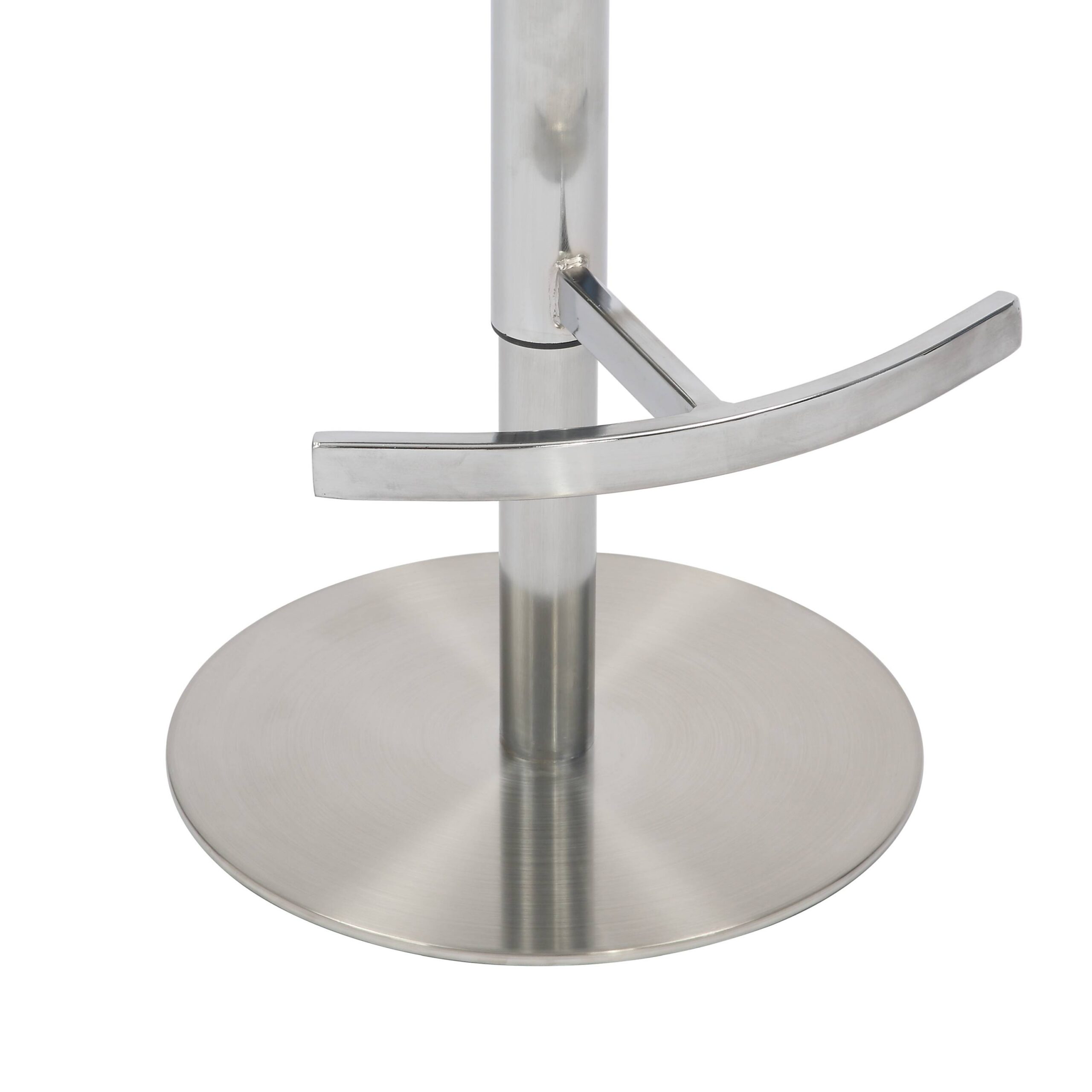Mason Brushed Velvet Cream/Brushed Steel Bar Stool