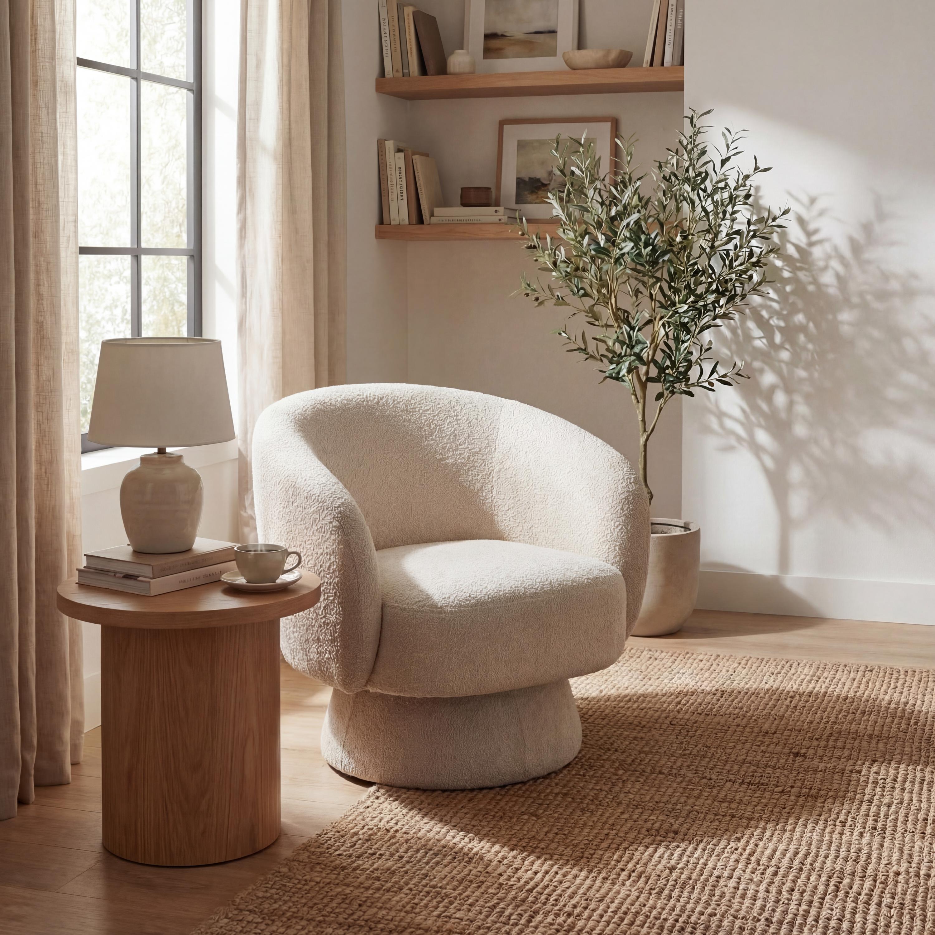 Noble Champagne Accent Chair