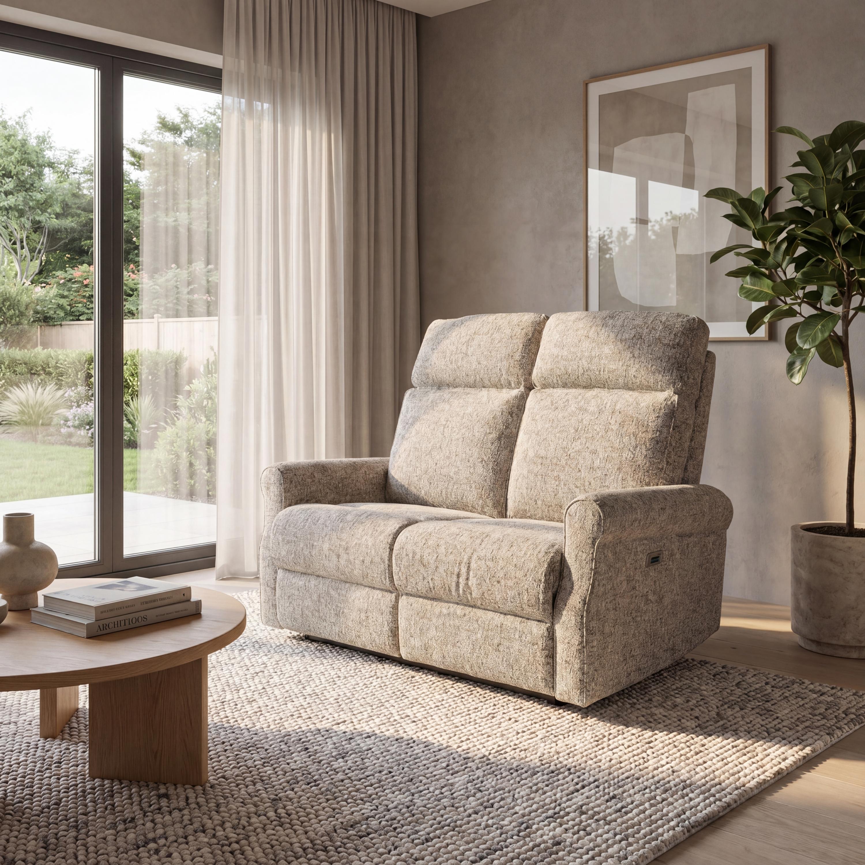 Tatton Moss Heather 2 Seater Electric Recliner