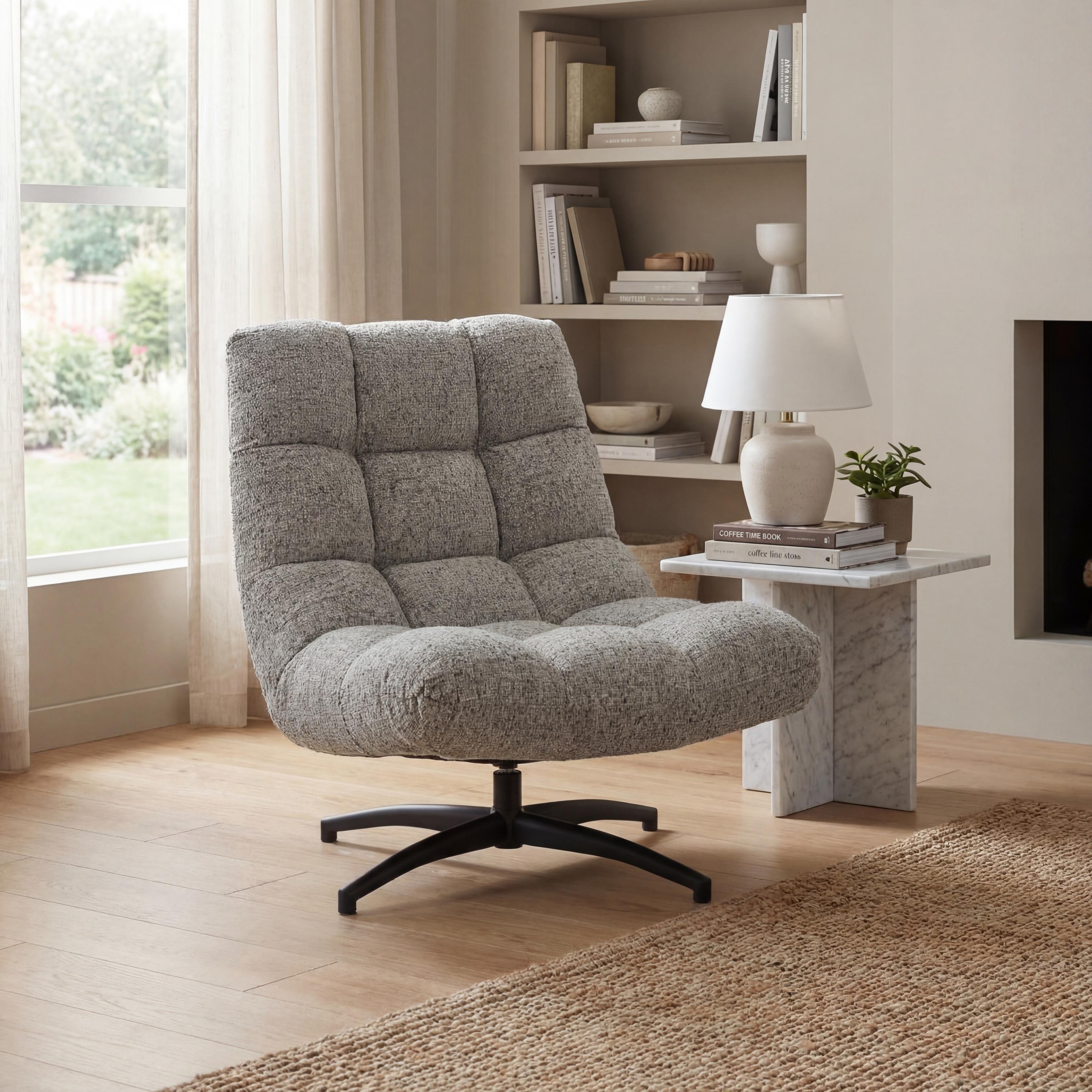 Chillax Light Grey Lounge Chair