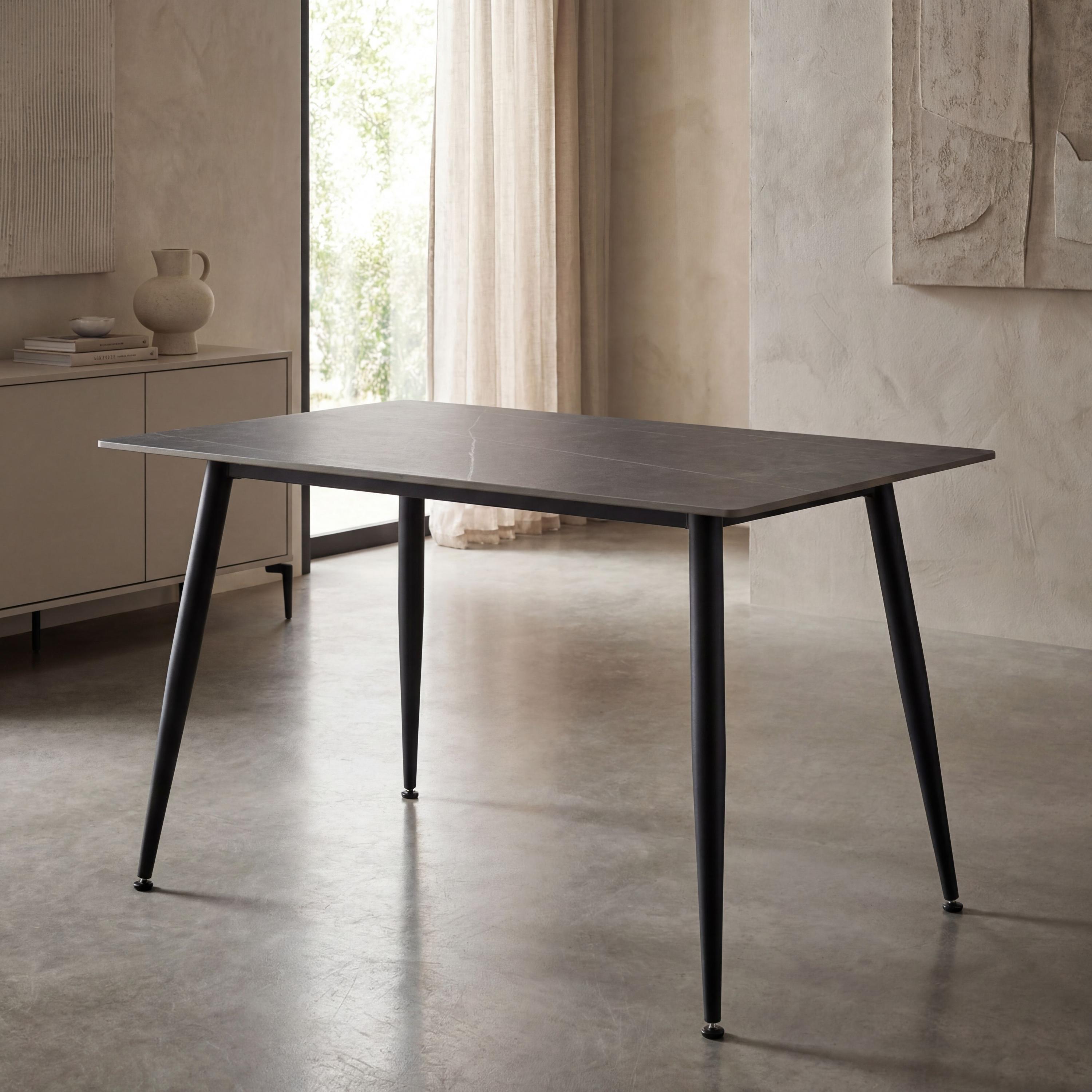 Monaco 1.2m Grey Dining Table
