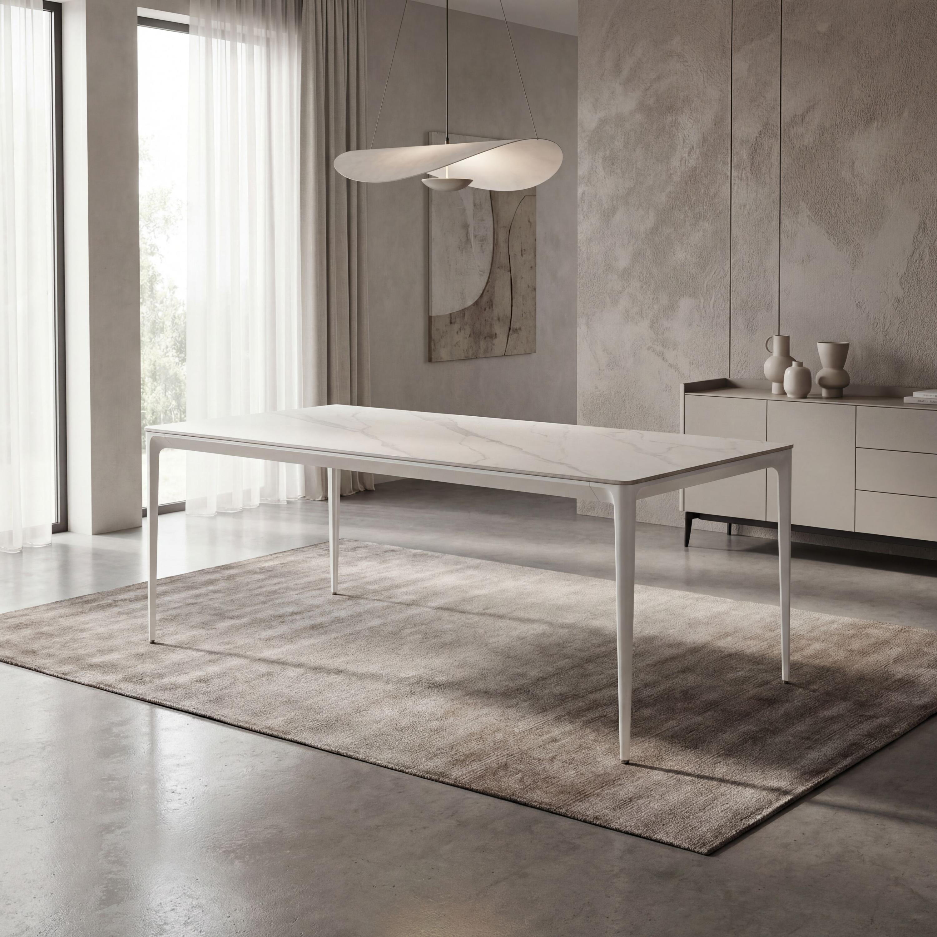 Montreal Large 1.8m White Dining Table