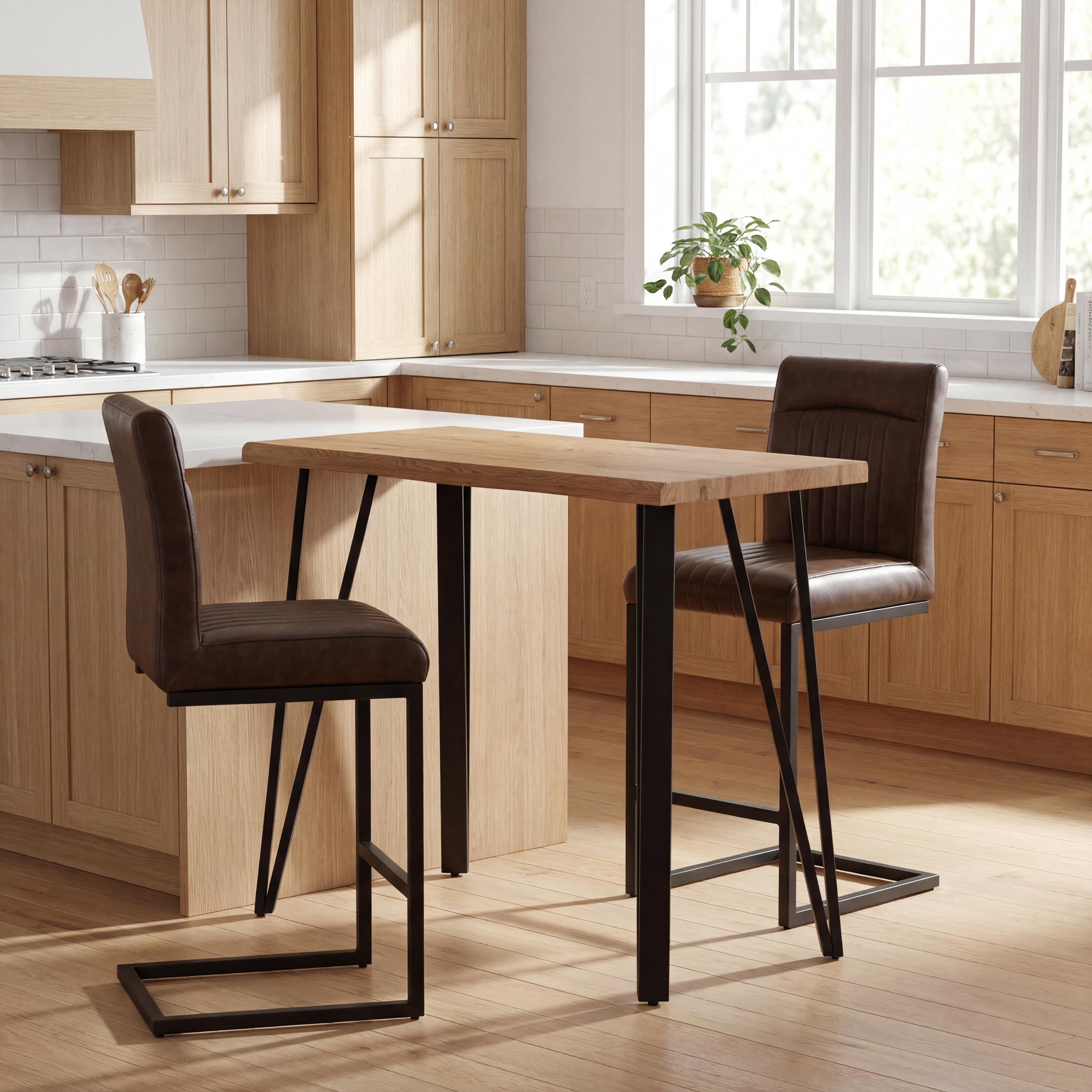 Berkeley Bar Table & 2 Ludlow Bar Stool Dining Set