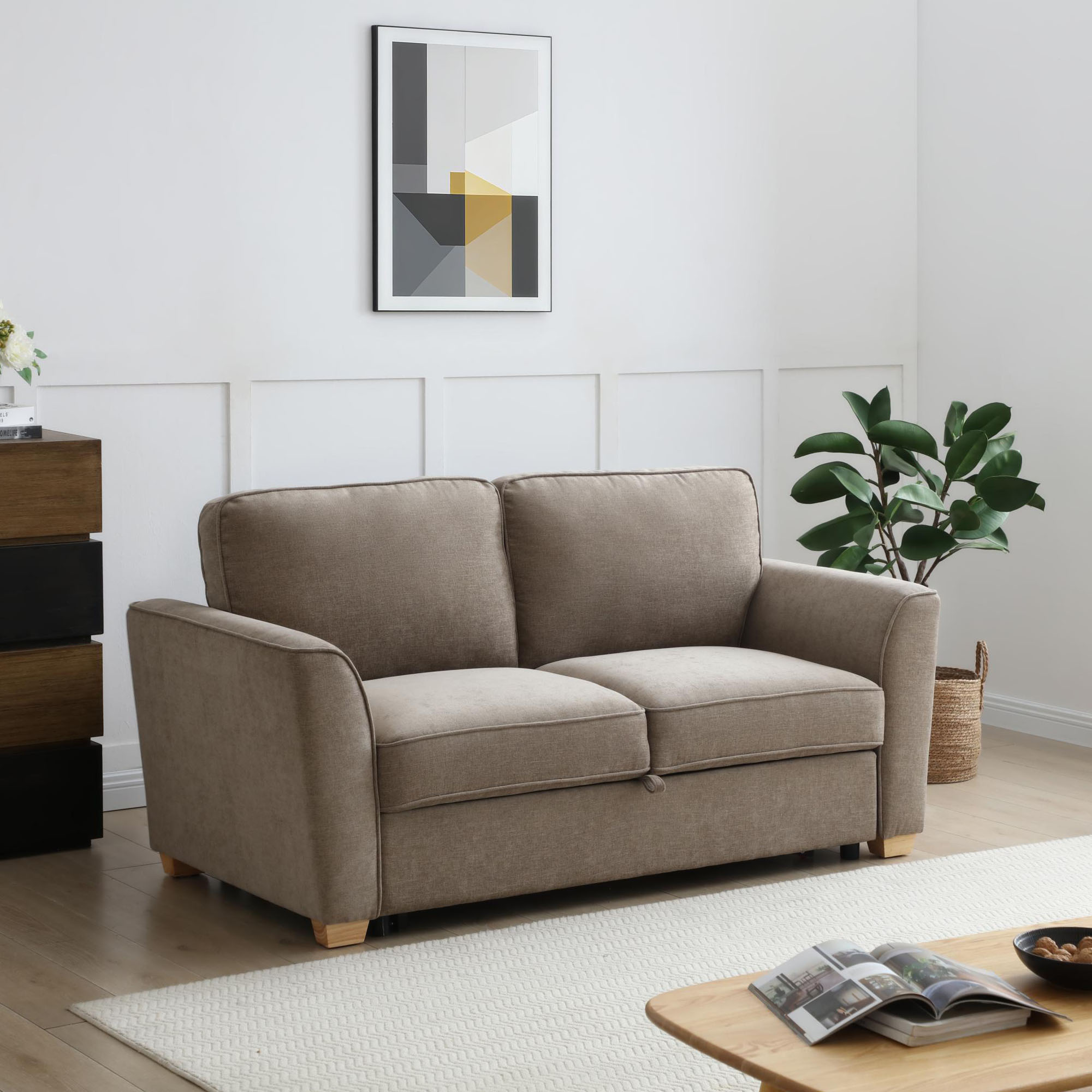 Chatsworth Oatmeal Sofa Bed